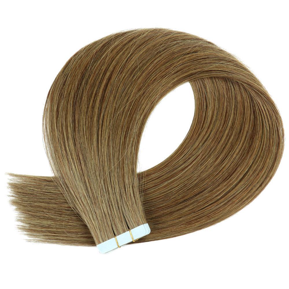 Double-sided Adhesive Hair Extension Piece PU Hair Wig Double-sided Adhesive Hair Extension Piece PU Hair Wig